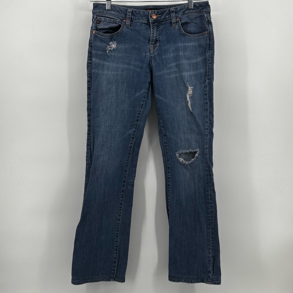 Dear John Womens Lightwash Hybrid Skinny‎ Bootcut Jeans Size 28